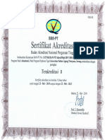 Sertifikat Akreditasi Program Studi D3 Akuntansi 02-07-2018