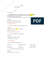 Punctuation Marks List: Unit 1 Date: Wednesday. October 10. 2018 Topyc: Puctuactión