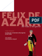 Félix de Azara, Su Vida y Su Epoca Tomo Uno