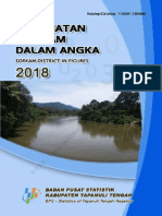 Kecamatan Sorkam Dalam Angka 2018