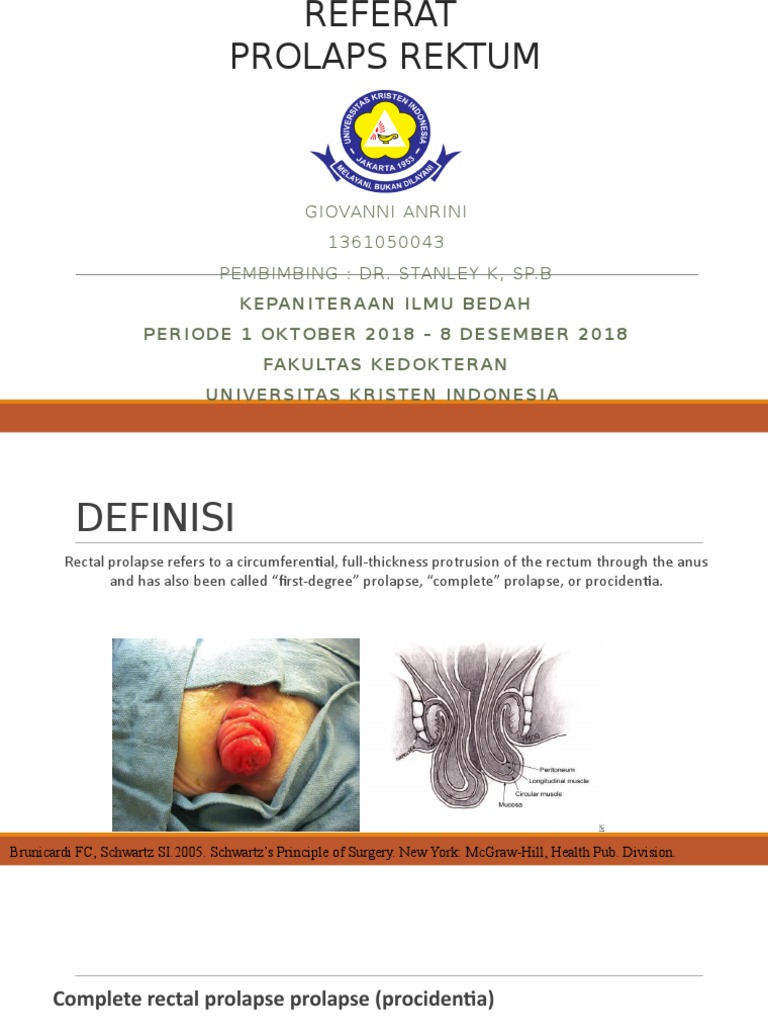 Prolaps Rektum: Definisi dan Tatalaksana | PDF