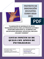 Listas Fonéticas Quilis Con Pictogramas PDF