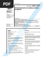 NBR 12235 Armazenamento de resíduos sólidos perigosos