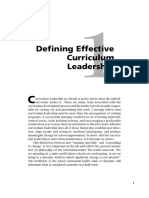 Chapter 1 Defining Effective Curriculum Leadership