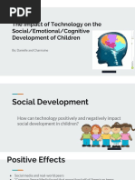 The Impact of Technology On The Social 2femotional 2fcognitive Development of Children