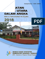 Kecamatan Barus Utara Dalam Angka 2018