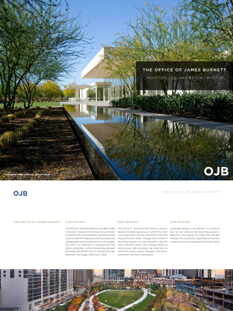 OJB Landscape Architecture Overview | PDF | Environmental Design | Nature