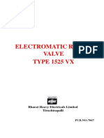 Electromatic Relief Valve TYPE 1525 VX: Bharat Heavy Electricals Limited Tiruchirapalli