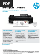 HP Designjet T120 Printer: The Most Affordable HP Designjet Printer - Easy To Use and Ultra Compact