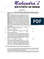 Mahendras Reasoning Practice Set 2