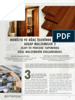 Mobilya Ve Ağaç İşlerinde Kullanılan. Ahşap Malzemeler-2 PDF