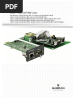 Liebert IntelliSlot Web-Cards User-Manual