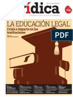 LA EDUCACIÓN LEGAL: Crisis e Impacto en Las Instituciones