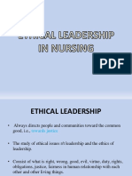 Ethical Leadership in Nursing