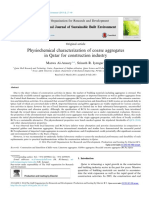 Phsysiochemical Characterization of Coarse Aggregates in Qatar PDF