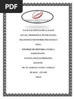 Historia Clínica Psicológica