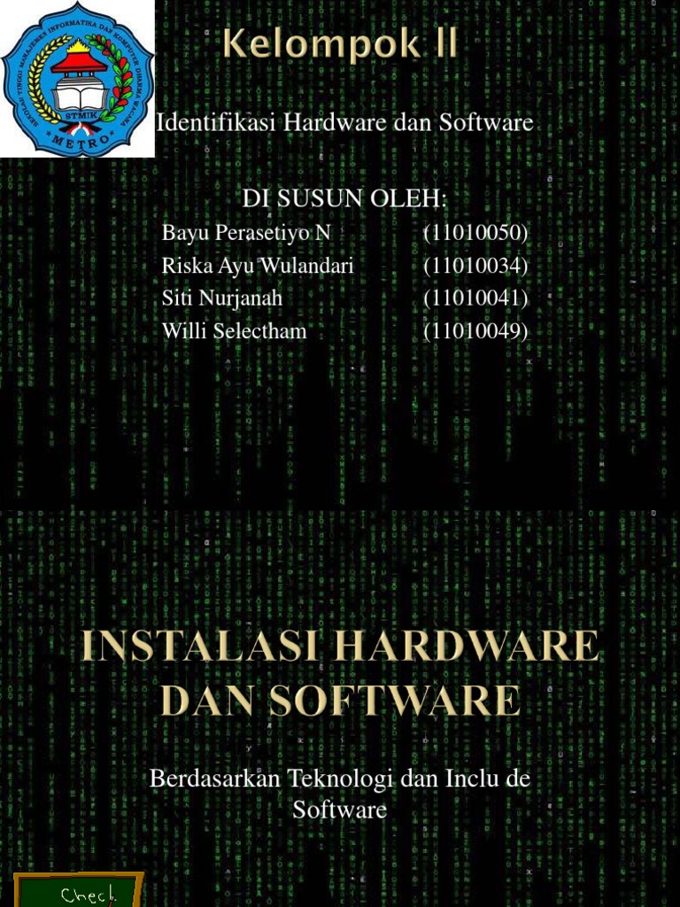 Instalasi Hardware Dan Software | PDF