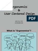 Ergonomics and User Centered Design Principles