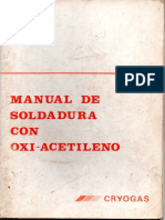 Manual de Soldadura Con Oxi-Acetileno