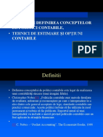 Sensuri in Definirea Conceptelor de Politici Contabile