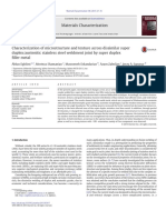 Characterization of Microstructure and Texture Across Dissimilar Super Duplex-Austenitic Stainless Steel Weldment Joint by Super Duplex Filler Metal