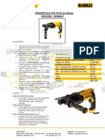 Especificaciones Equipo Rotomartillo