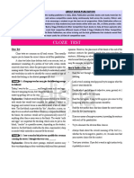 Cloze Test PDF