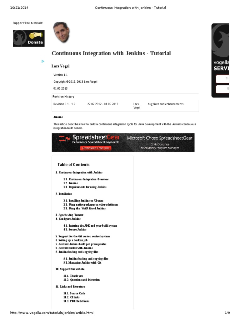 Continuous Integration With Jenkins - Tutorial | PDF | Android ...