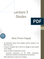 Lecture 3 - Diodes- II