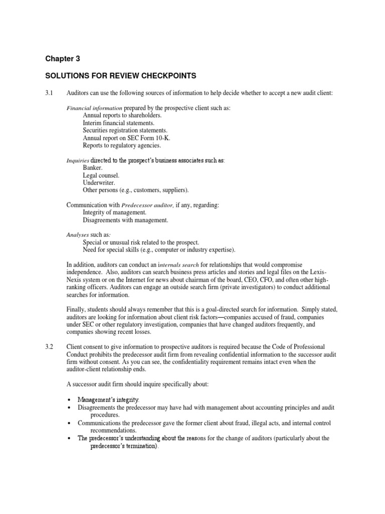 Audit Client Evaluation Guide | PDF | Audit | Financial Audit