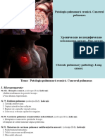 Patologia Pulmonara Cronica. Cancerul Pulmonar