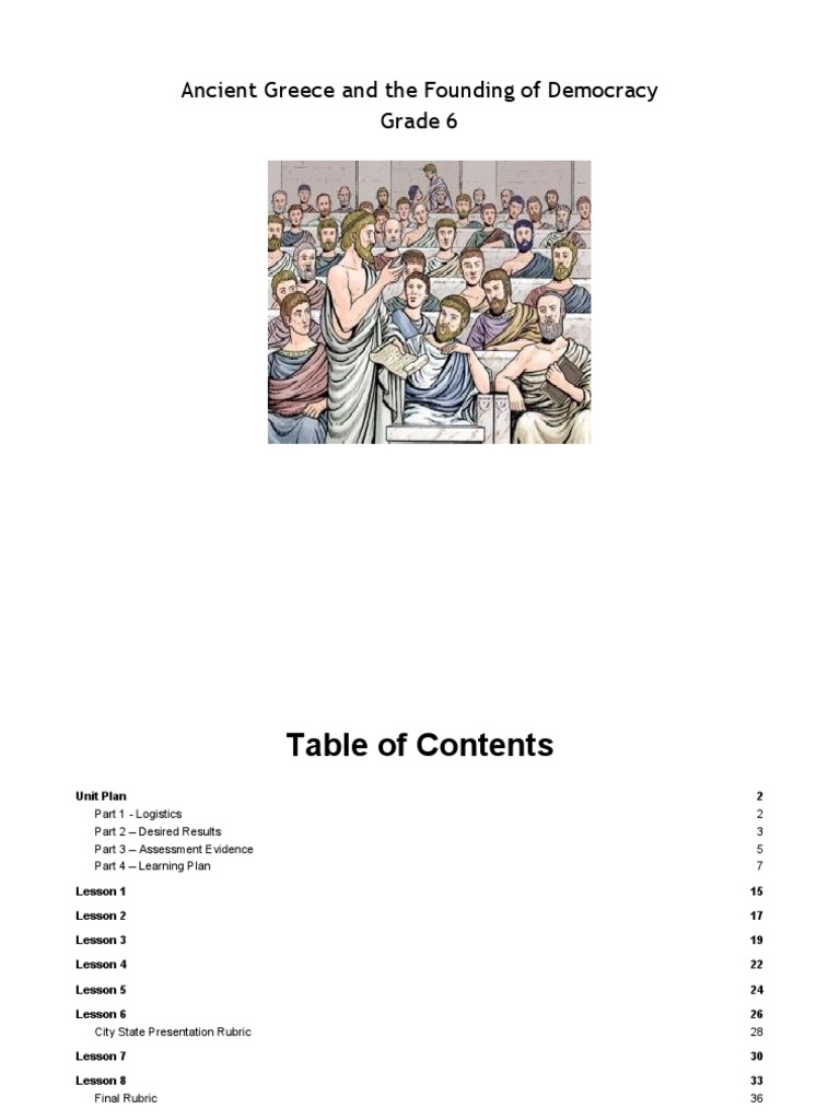 Ancient Greece and The Founding of Democracy | PDF | Citizenship ...