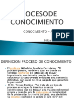 Proceso de Conocimiento