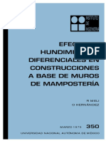 Meli Piralla-Efecto de Hundimientos Diferenciales en Estructuras de Mamposteria PDF