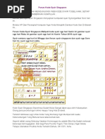Forum Kode Syair Singapore Pdf