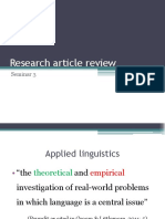 Seminar 3 - Research Article Review'18