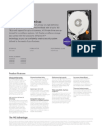 WD10SPZX HDD Spec Sheet | PDF | Hard Disk Drive | Computer Data