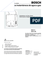 Boiler Bosch Manual ECO5 PDF