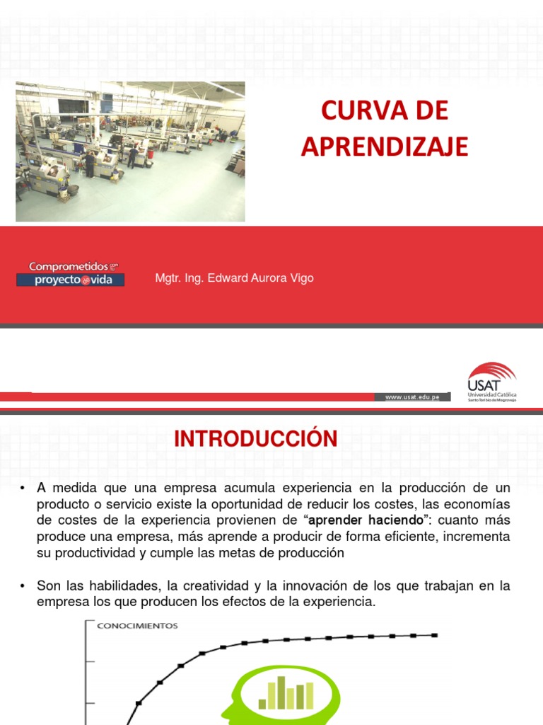 Curva de Aprendizaje en Producción | PDF | Ingeniería Industrial ...