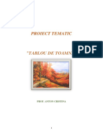 Proiect Tematictoamna