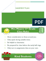 Edu 220 Classroom Management Plan