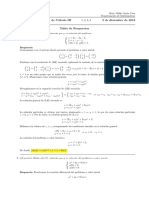 Corrección Examen Final de Cálculo III, Semestre II18, 3 de Diciembre de 2018