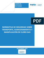 03 Normativa de Seguridad Sobre Transporte Almacenamiento y Manipulación de Cloro Gas