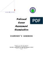 2013 NCAE Examiners Handbook