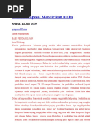 Download Contoh Proposal Mendirikan Usaha by Yosi Nabila Saputri SN39482674 doc pdf