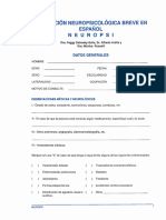 Protocolo Neuropsi Escolaridad Baja Media Alta PDF