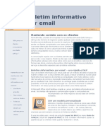 Boletim Informativo Por Email