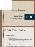 Aljabar Boolean: Bahan Kuliah Rangkaian Digital