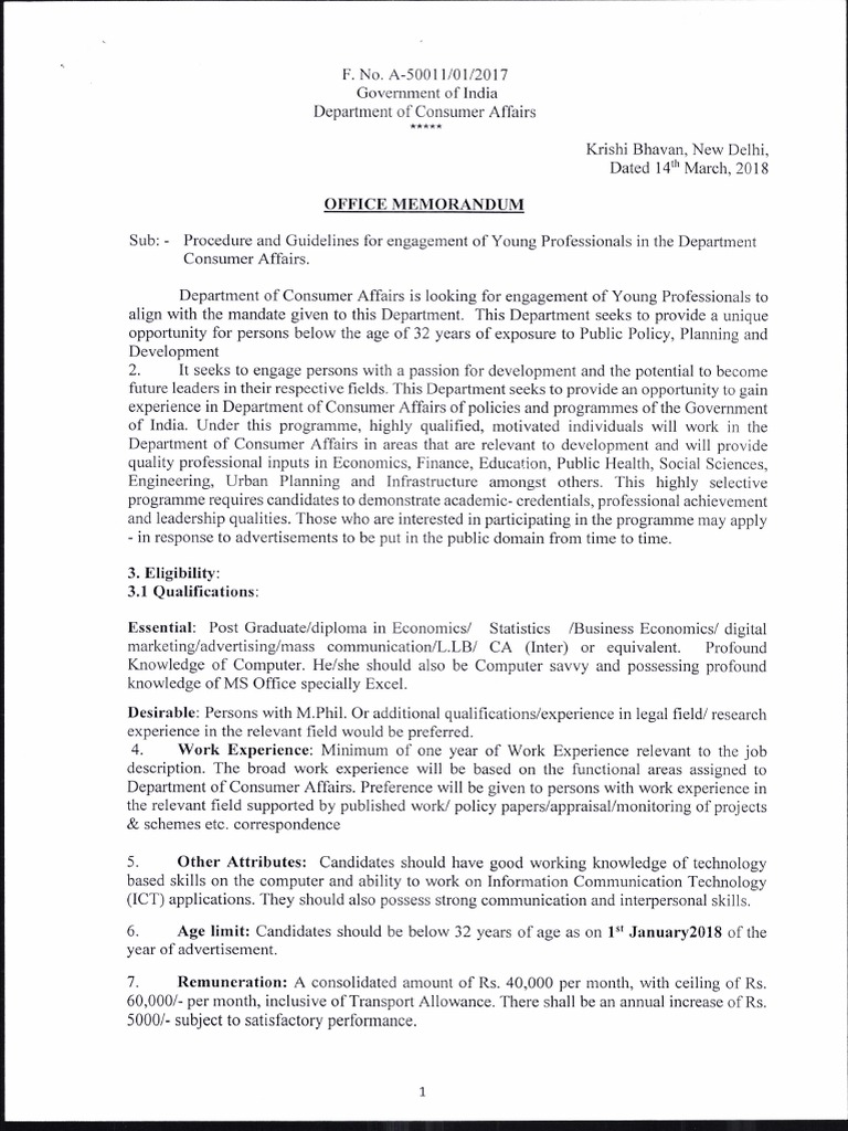 Guidelines YP Consumer Affair PDF