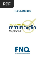 Regulamento Programa de Certificação Profissional